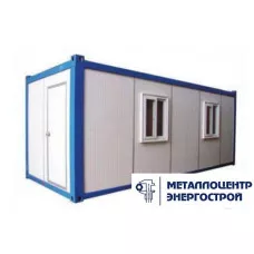 Утепленная строительная бытовка с двумя отдельными помещениями 5х2,3м