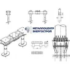 Анкерная закладная деталь фундамента ЗА-42/20/Д1500-1,5